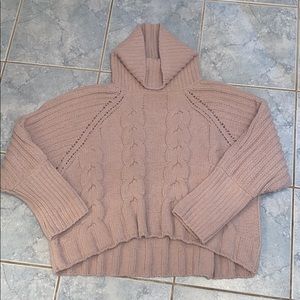 Loose neck sweater